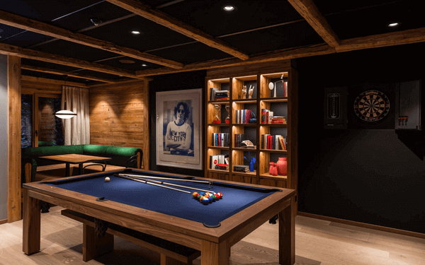 Cool Beer Pong Table (and Other Fun Tables) For Your Man Cave - game room man cave with pool table