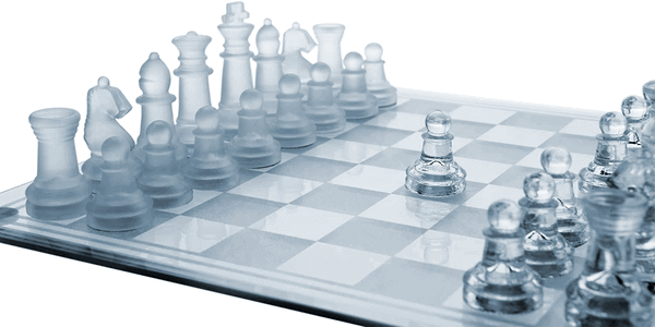 Man Cave Gift Ideas - glass chess set
