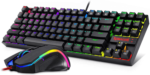 Man Cave Gift Ideas - rgb gaming keyboard mouse