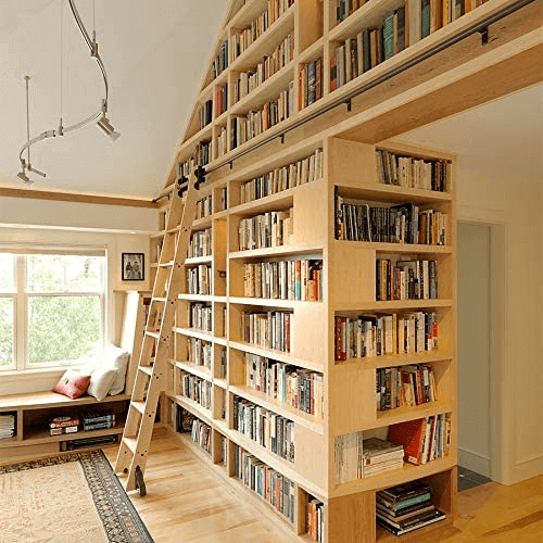 Man Cave Ideas for A Small Room - floor to ceiling ladder